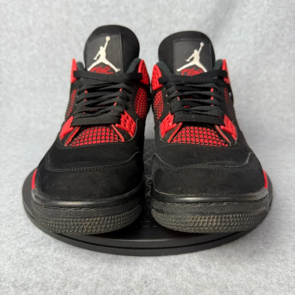 Jordan 4 Retro Red Thunder Black Crimson CT8527-016 Mens 11.5 Basketball Shoes